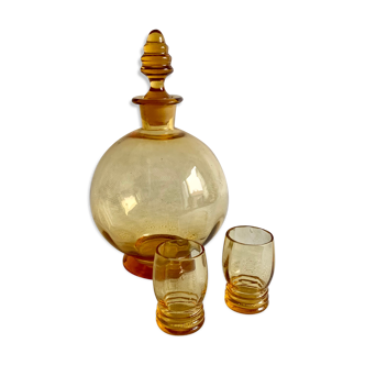 Art deco small liqueur set