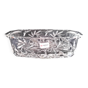 Jardinière , centre de table en cristal Alpina