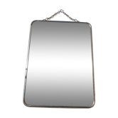 Barbier mirror with its chain around the 1950s vintage