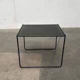 Postmodern perforated metal nesting side table from Ikea, 1980s.