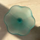 Ice cream or stemware in vintage opal frosted glass