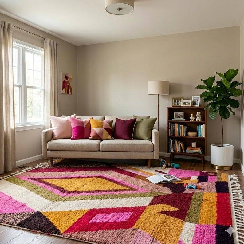 Handmade Moroccan rug 200cm x 300cm