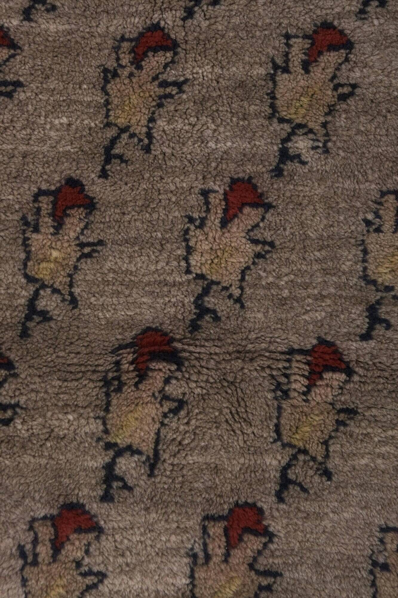 Vintage handmade Turkish rug 110x210 cm