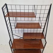 Italian Free Standing Teak Shelving Unit, 1950's