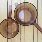 2 casseroles verre Vision