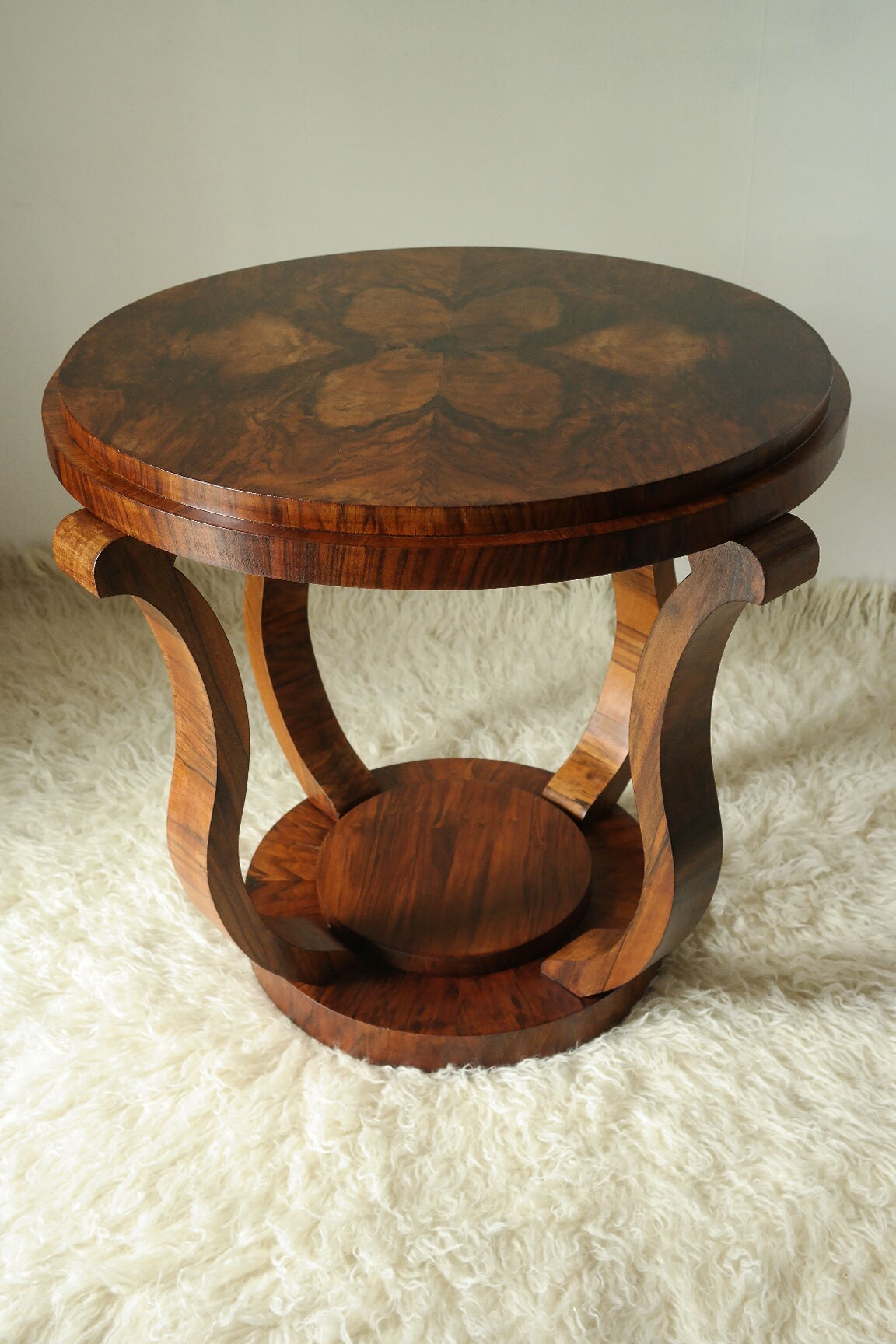 Walnut side table