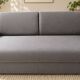 Habitat 3-seater convertible sofa – grey – very good condition