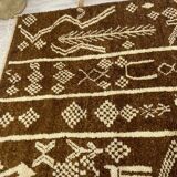 Tapis berbère coloré en noix fait main 260 X 160 CM