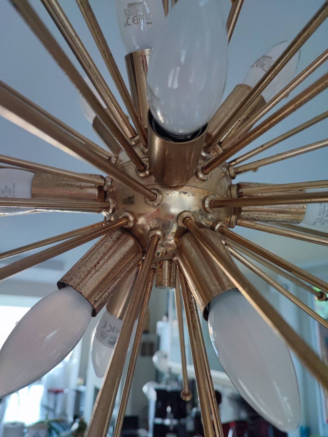 Val Saint Lambert crystal chandelier