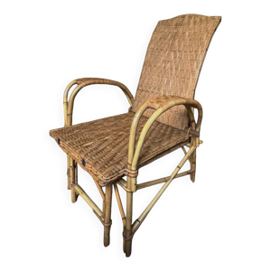 fauteuil rotin années