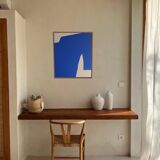 Blue Abstract Art N1 65x54cm by Bodasca