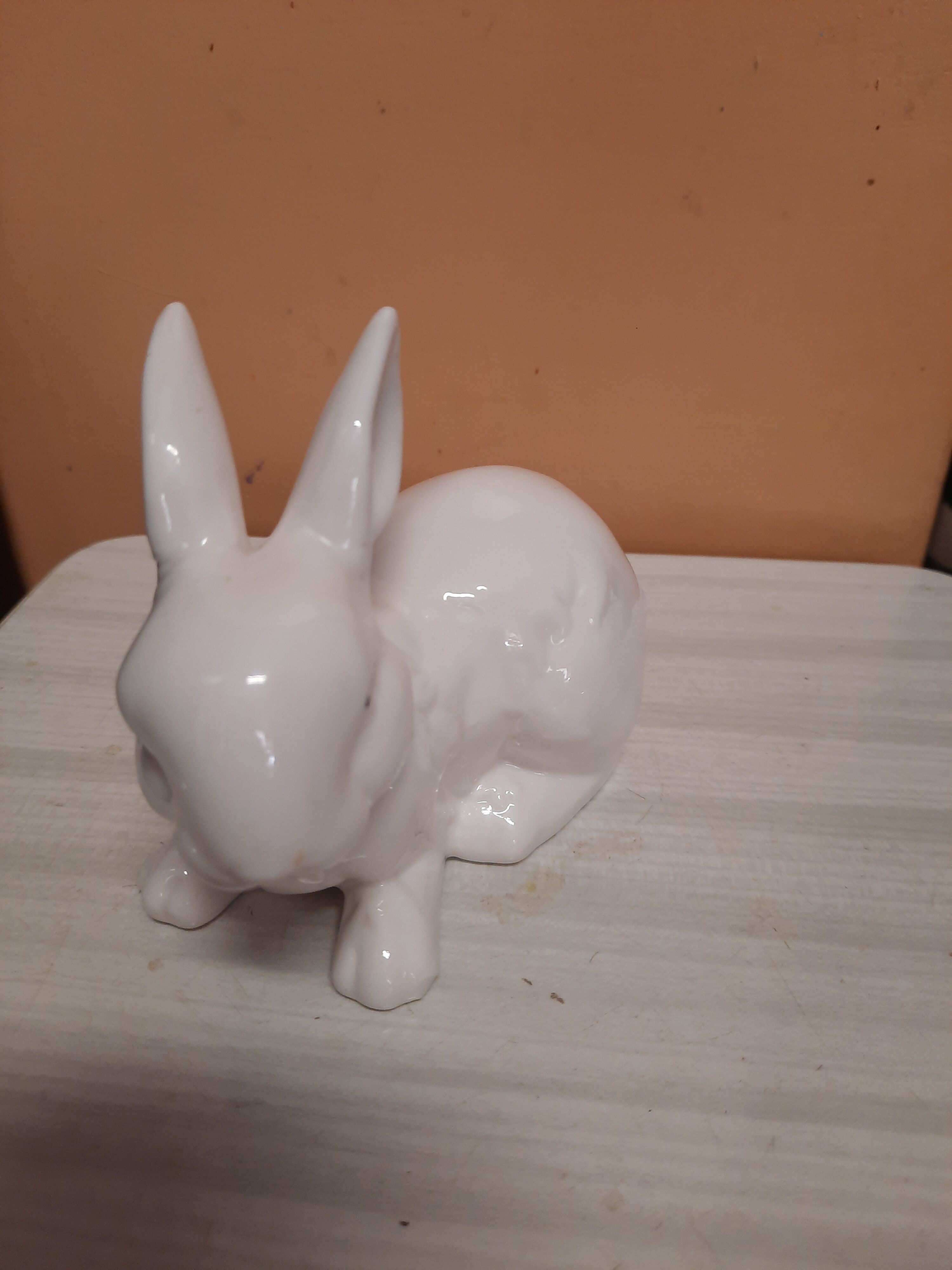 White porcelain rabbit