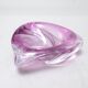 Pink glass vide poche Val St Lambert 1960s