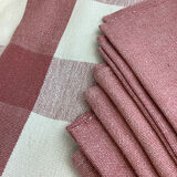 Tablecloth & 6 Vintage Linen Towels