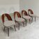 Set of 4 chairs by Antonin Suman for Tatra Nabytok 1960
