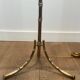 Bronze floor lamp in faux-bamboo style by Maison Baguès.