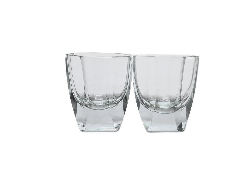 Art Deco Alexandrite glasses, Poland, 1930s, set of 2