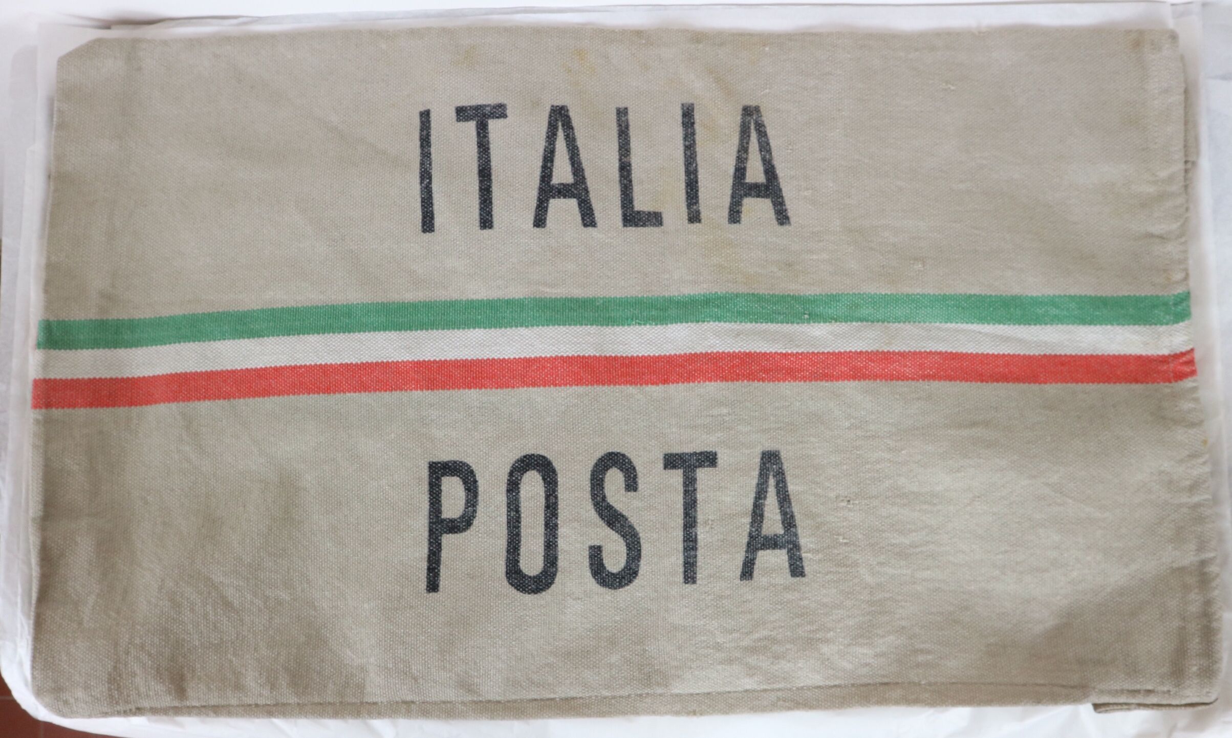 Sack postal Poste Italiane, vintage