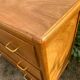 Vintage 1960s chest of drawers in blond beech