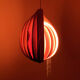 Suspension lune en bois