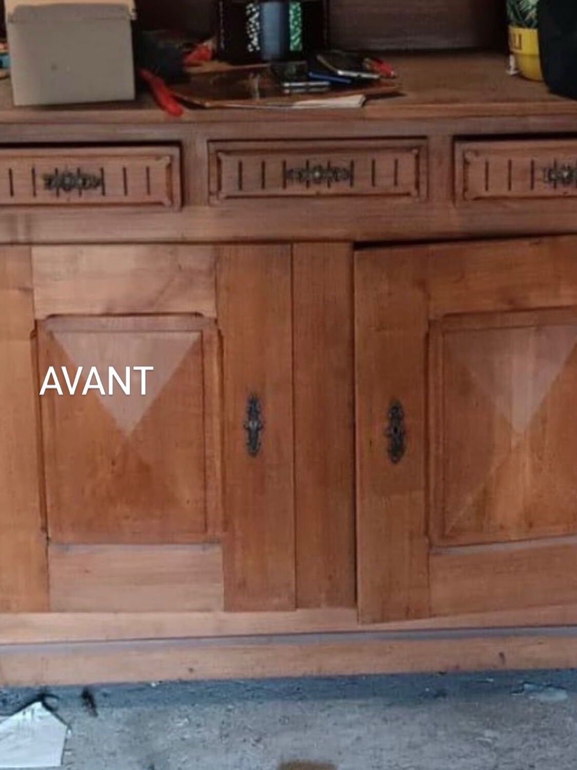 Antique solid cherry wood furniture