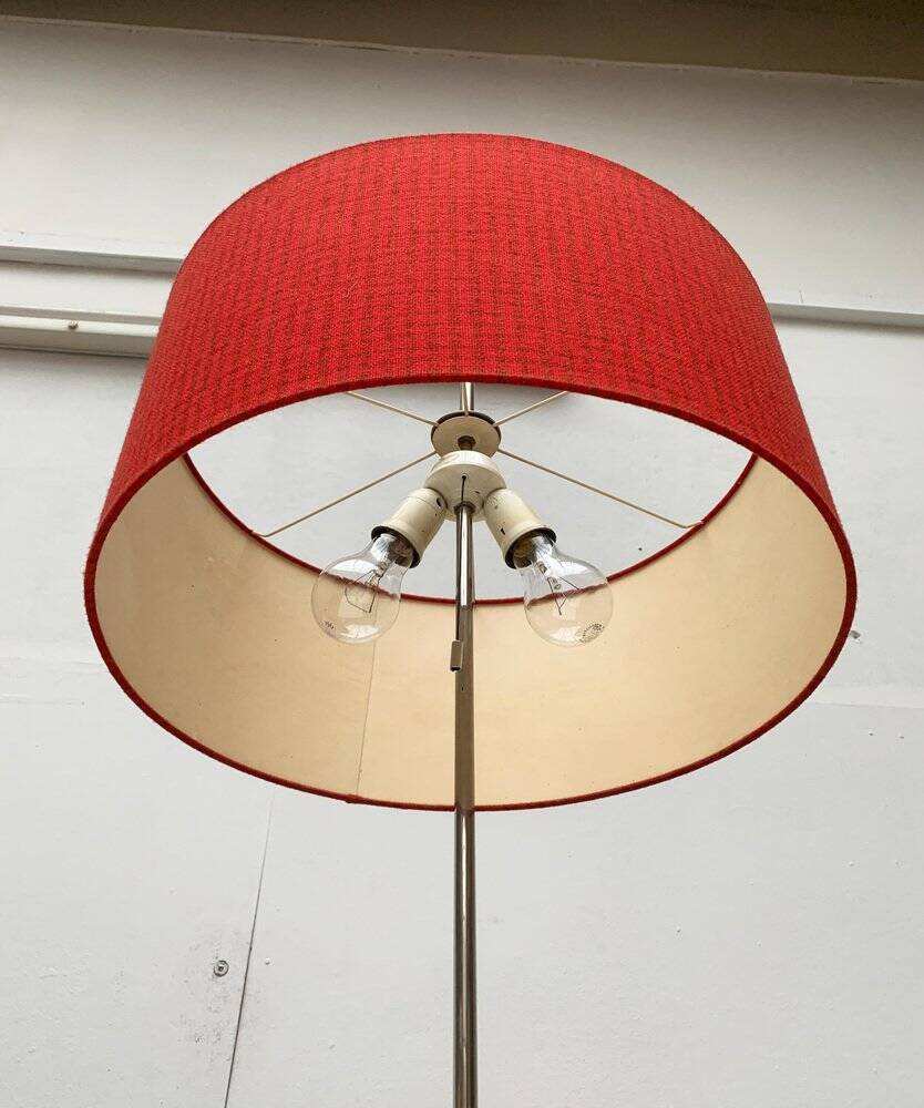 Mid-century German minimalist floor lamp by Kaiser Idell / Kaiser Leuchten.