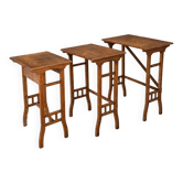 3 tables gigognes / ensemble gigogne / arts et métiers / années 1950