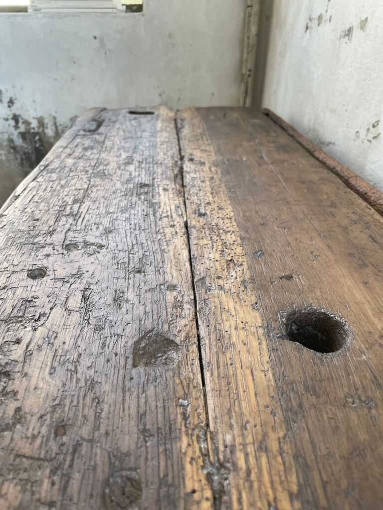 Established former brutalist console oak pine