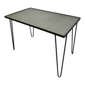 Console métal et verre