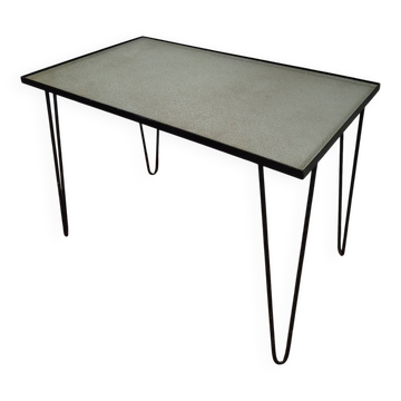 Console métal et verre