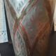 Antique engraved brass lassi glass – Indian artisanal bohemian vase