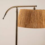 Brass shelf floor lamp from the 60s.