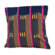 Cushion cover in blue baoulé fabric