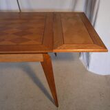 Vintage extendable rectangular table 50s