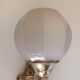 Ancienne applique art nouveau - Bronze et opaline