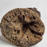 Tribal wooden sculpture, African ritual art, Kalunga Bembe head, 31 cm