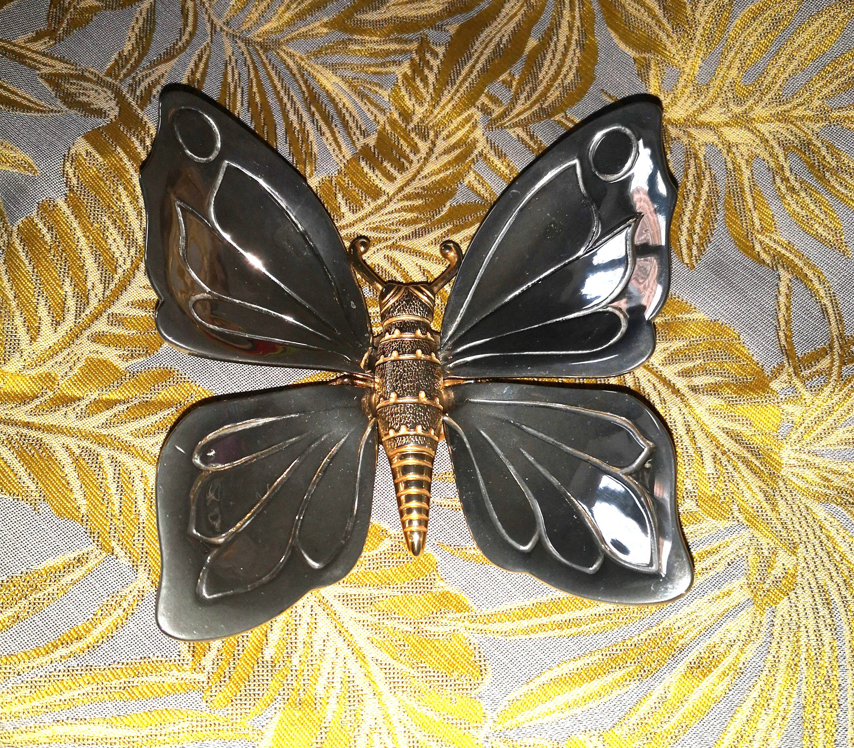 Vintage butterfly ashtray