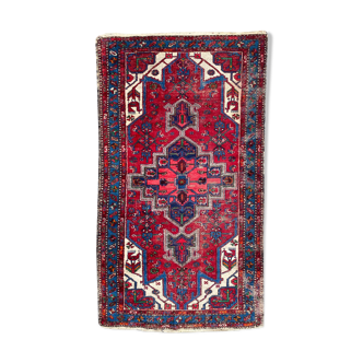 Ancient Persian carpet Hamadan handmade 108x192 cm