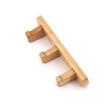 Pine wood coat rack, 70s mountain chalet