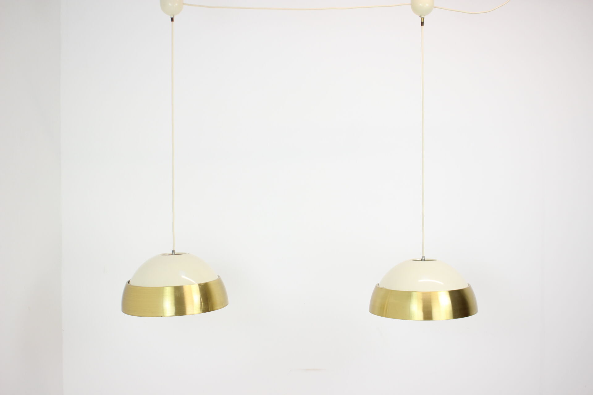 Set of Two Space Age Pendants by Napako, 1970s