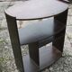 Art-Deco oval brown harness with shelves