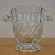 Mid-century glass vase,bohemia glass,1970