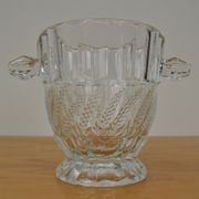 Vase en verre, verre de Bohême, années 1970