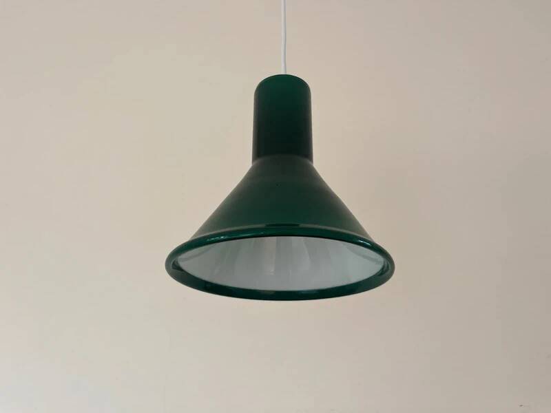 Vintage Holmegaard P&T Pendant - Michael Bang - Danish glass design lamp