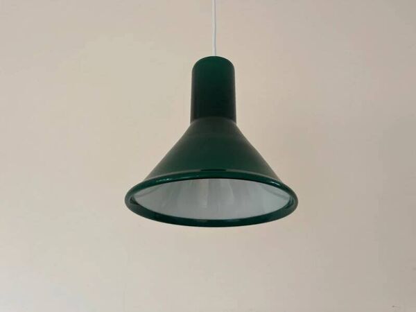 Pendentif Vintage Holmegaard P&T - Michael Bang - lampe en verre danois design