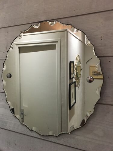 Miroir rond biseauté, 50 cm