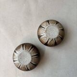 Set of ceramic bowls by Gabriel Fourmaintraux from the 1950s.