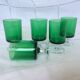 Set of 5 wine glasses Luminarc Arcoroc year 1970