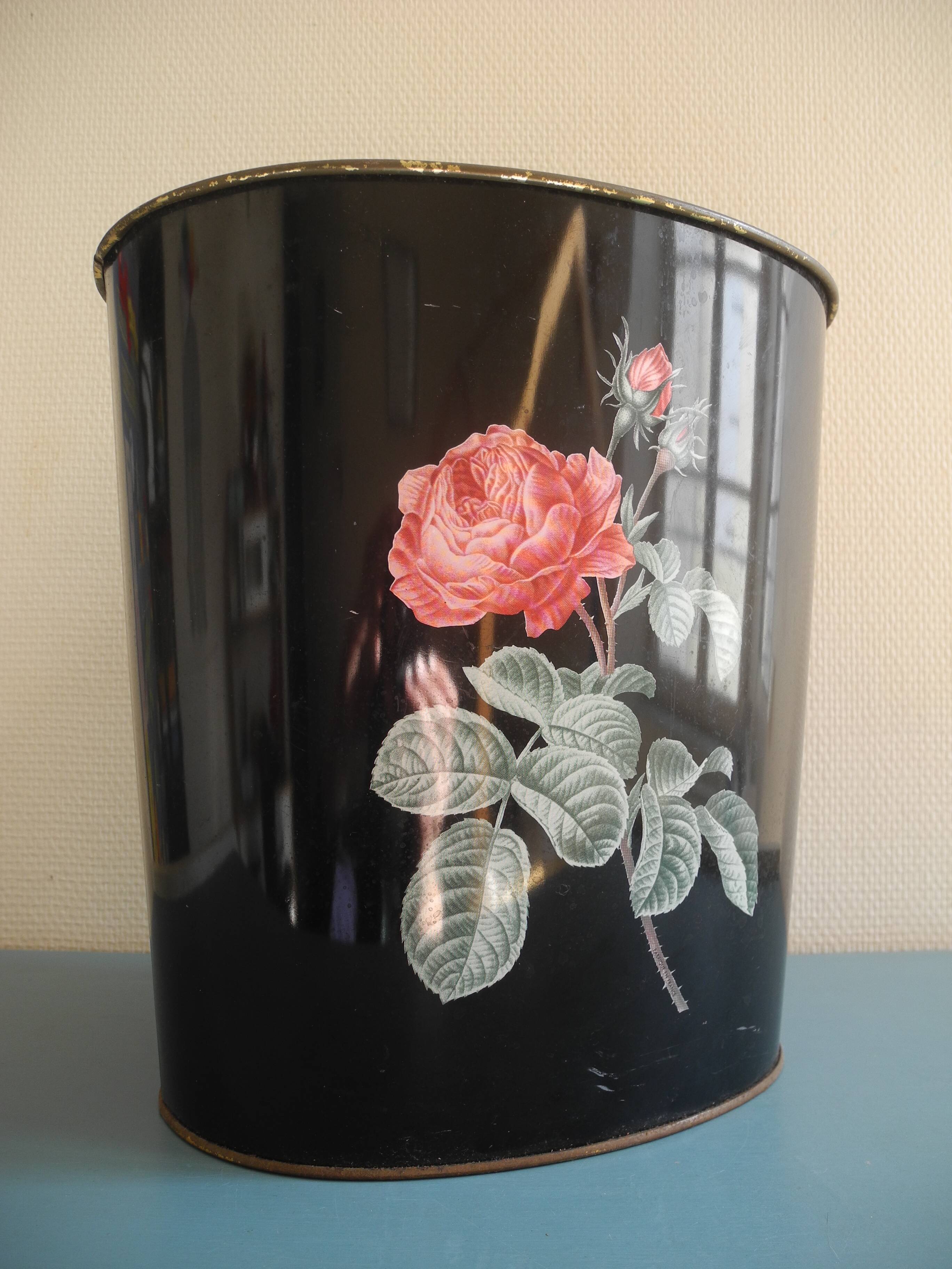 Massilly vintage office waste paper basket