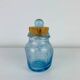 Bubble glass bonbonnière from Biot, blue